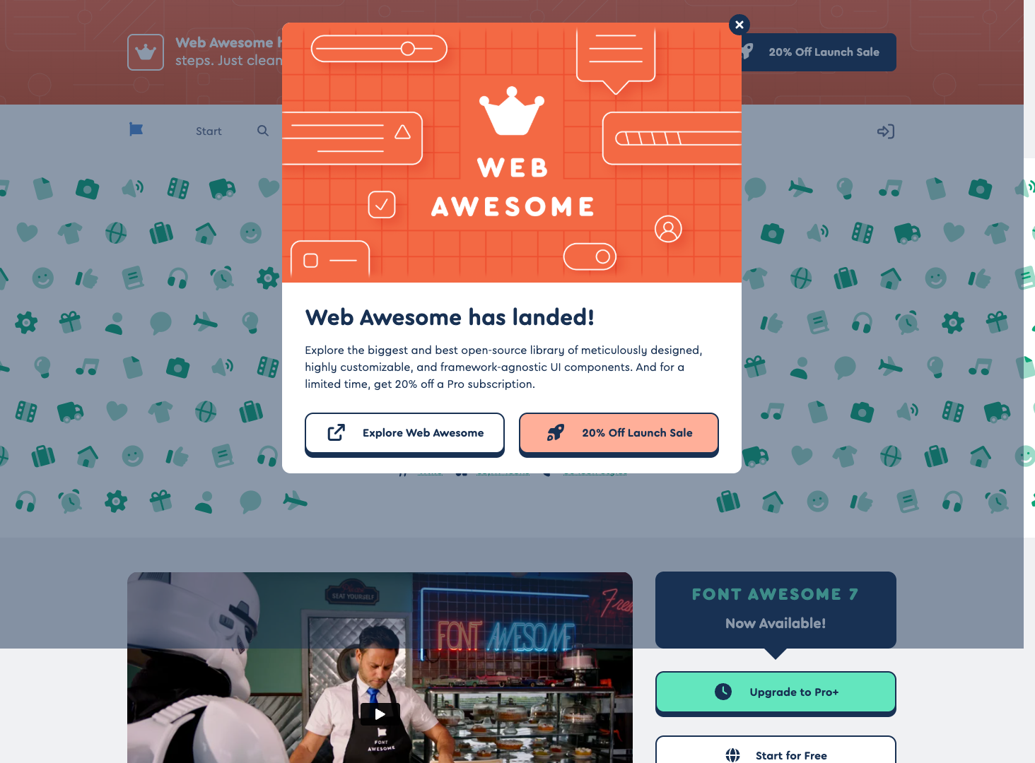 Font Awesome screenshot