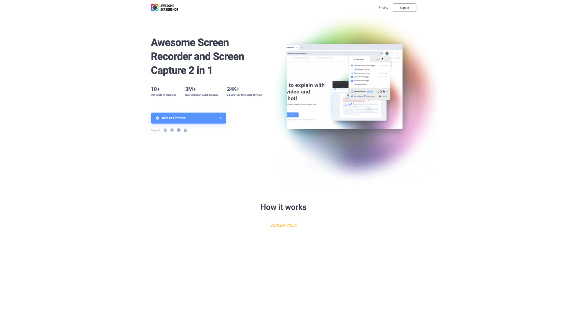 Awesome Screenshot screenshot