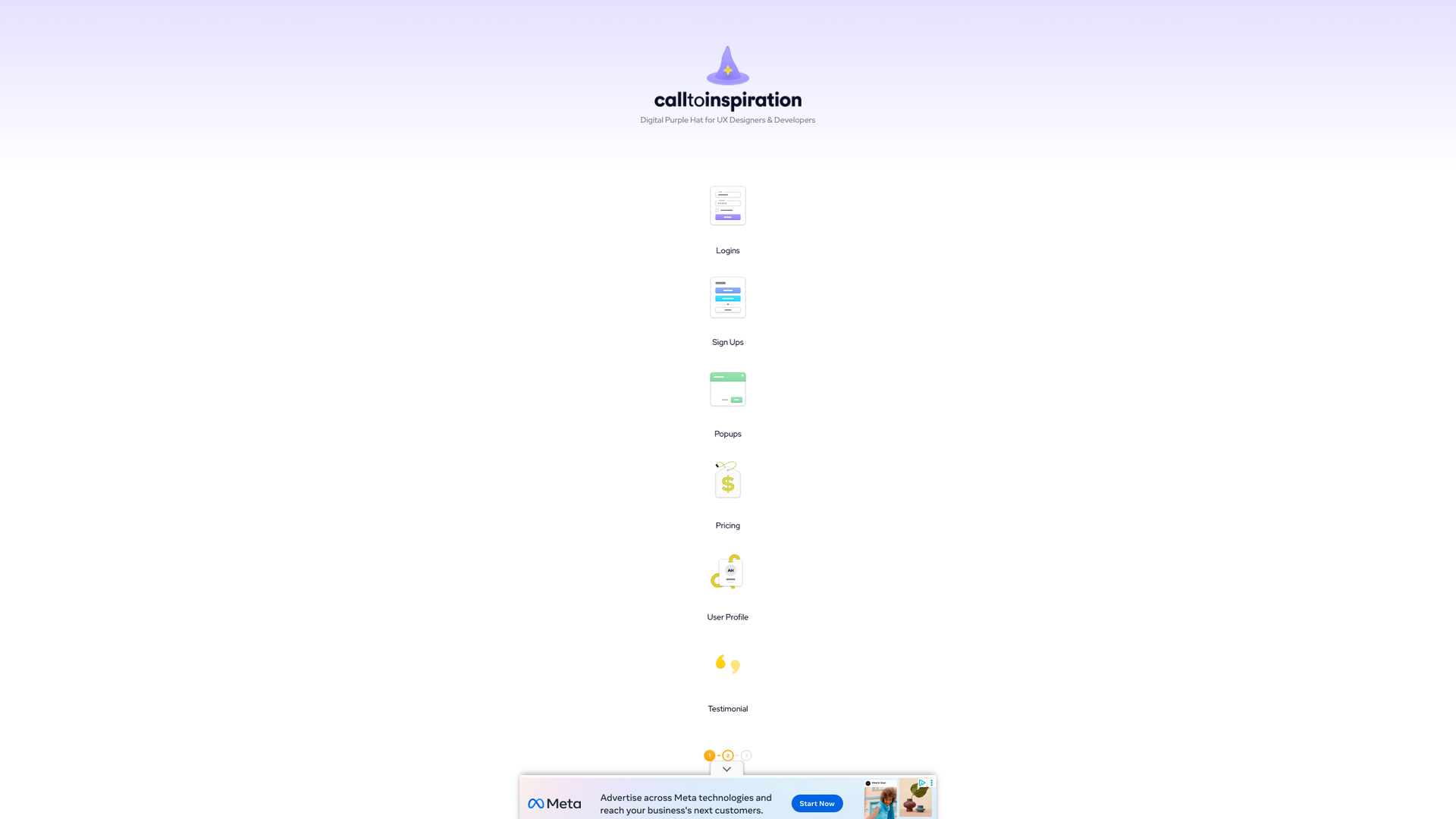 CallToInspiration screenshot