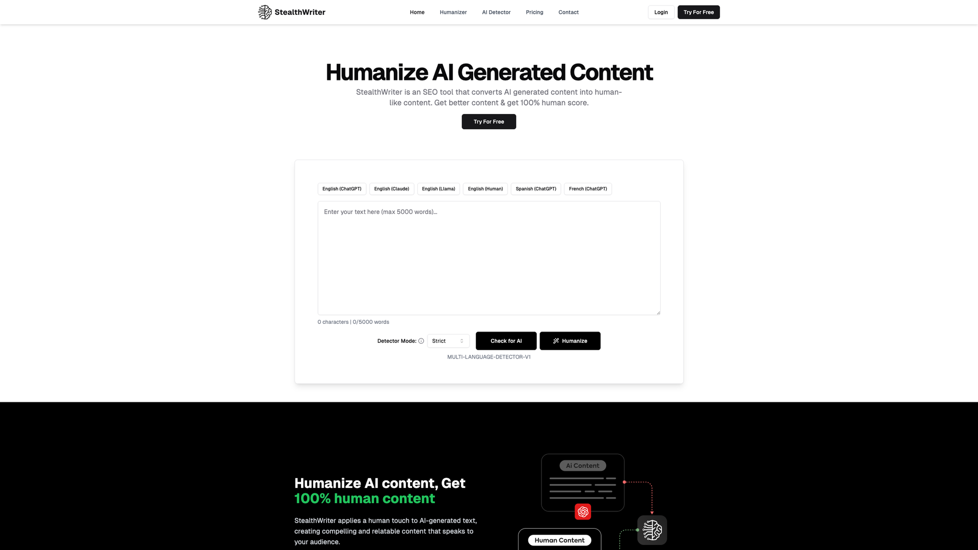 StealthWriter screenshot
