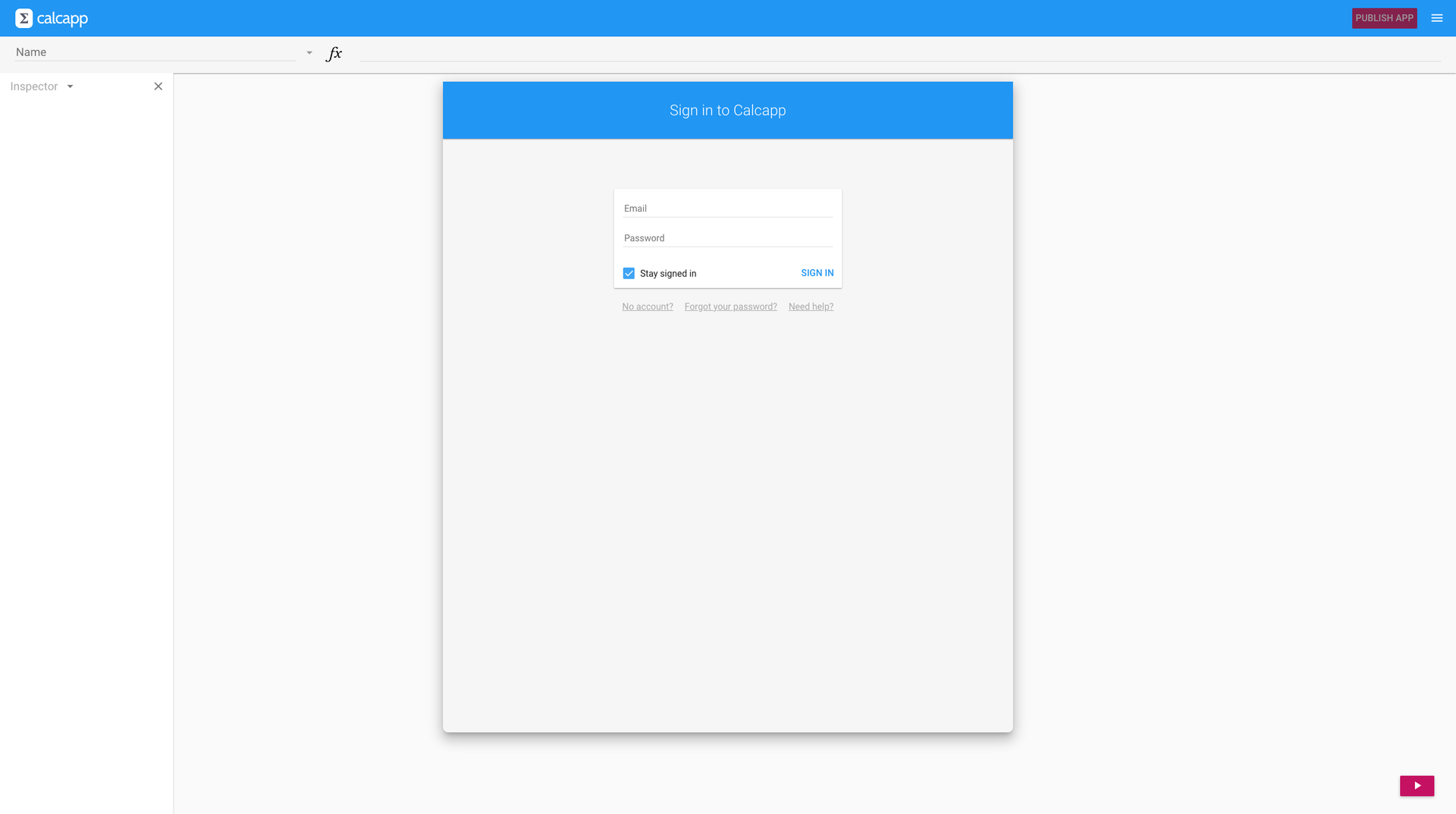 Calcapp Creator screenshot