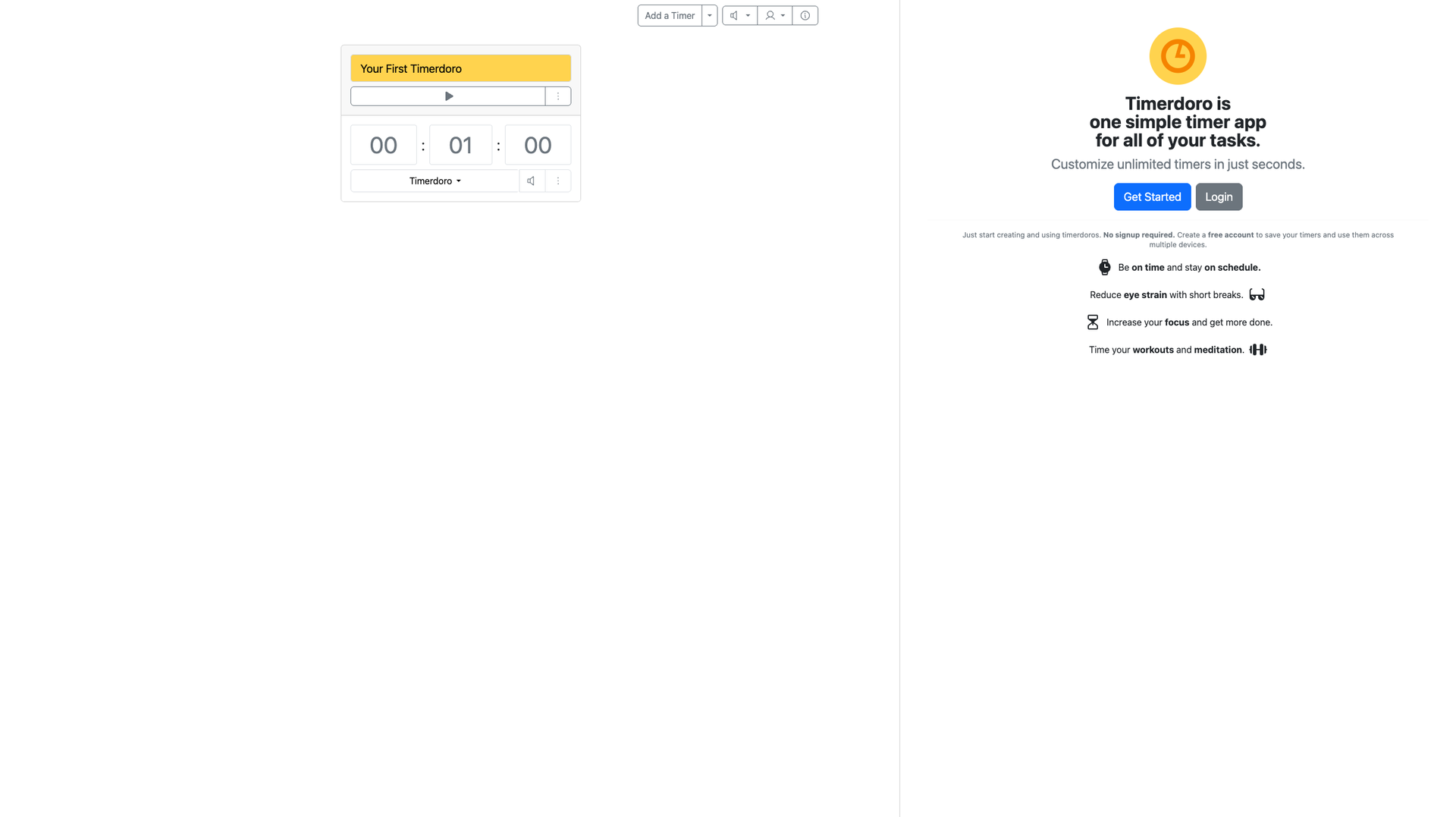 Timerdoro screenshot