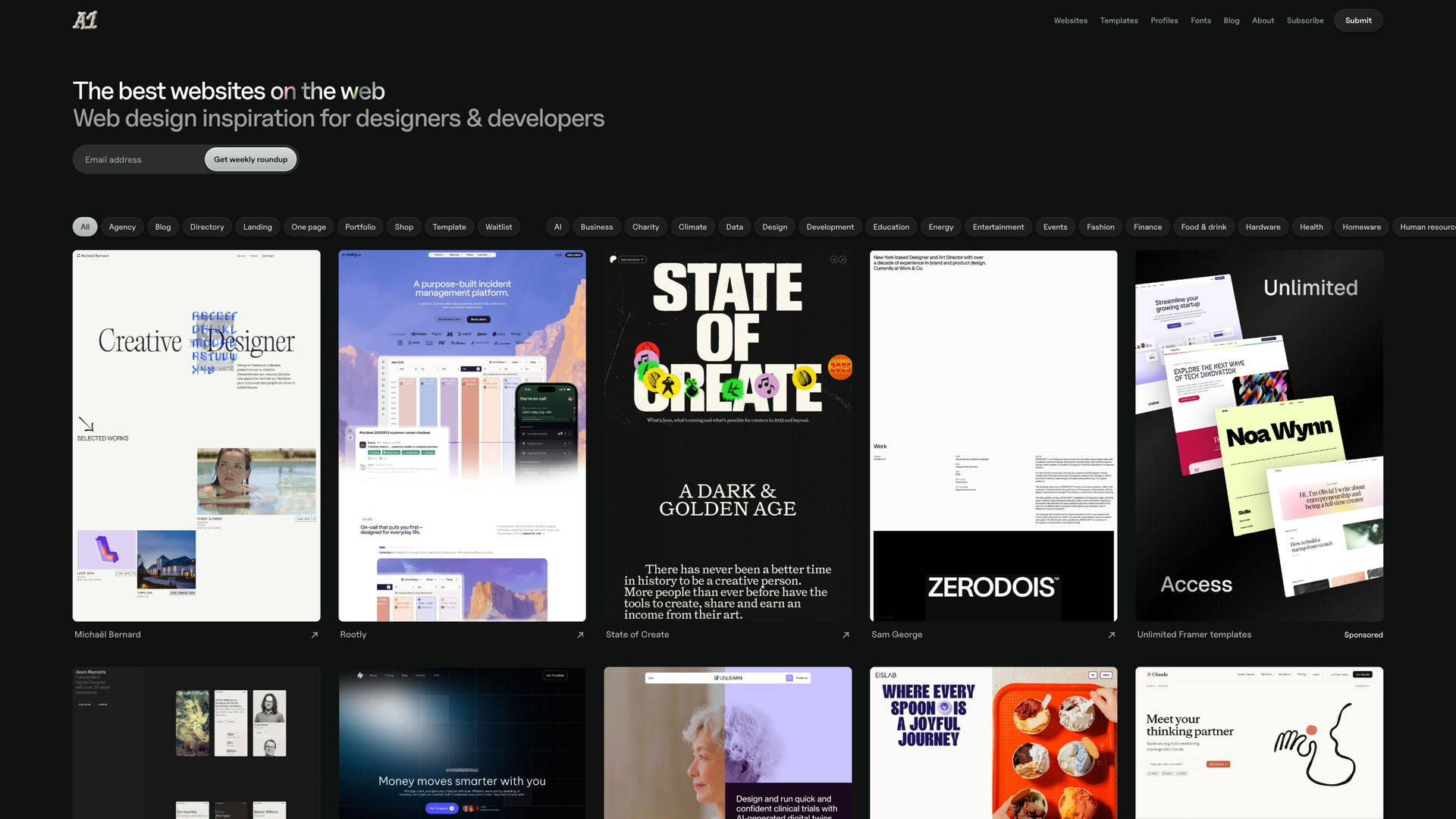 A1 Design Inspiration screenshot