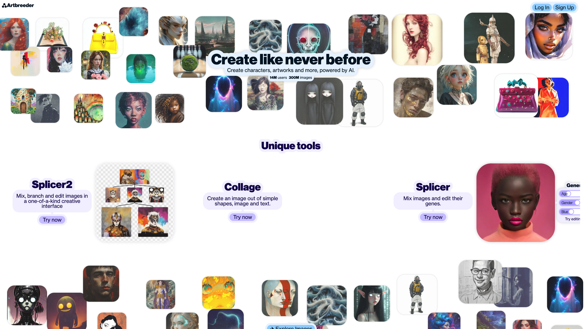 Artbreeder screenshot