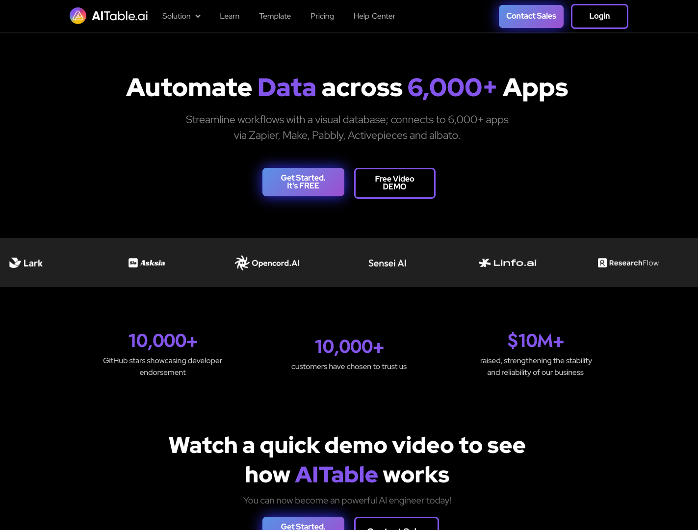 AITable.ai screenshot