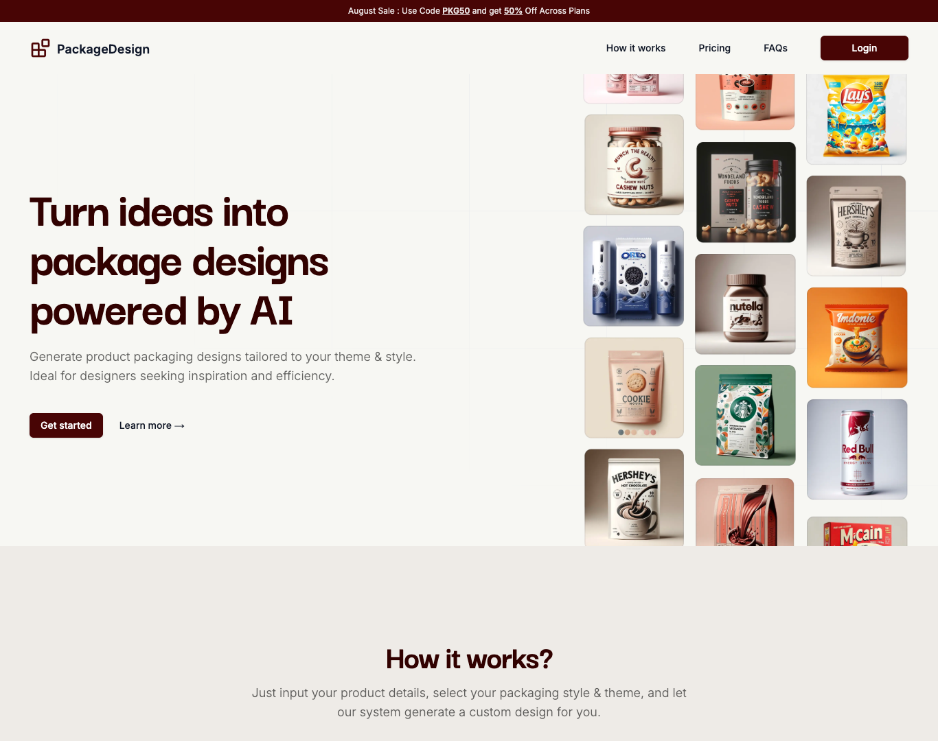 Package Design screenshot