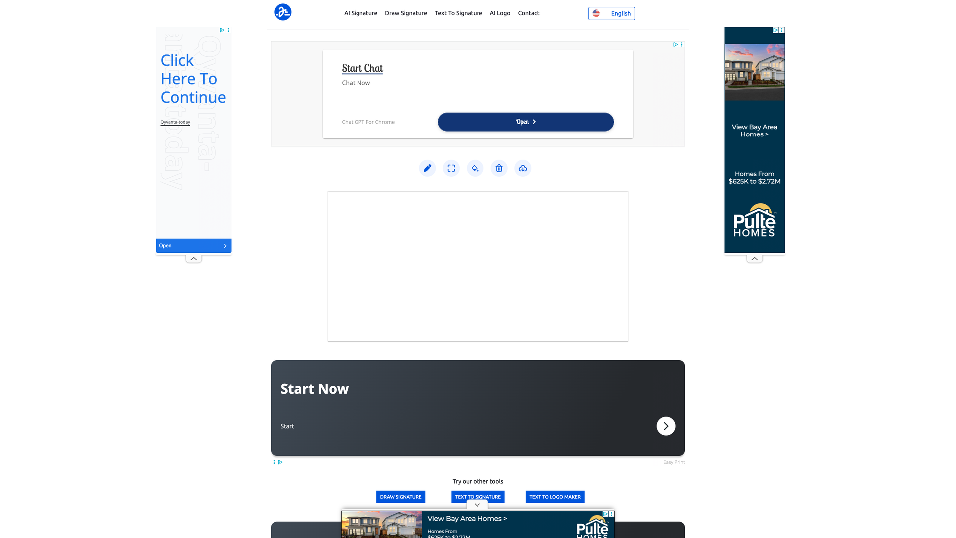 Compromath AI Signature Generator screenshot