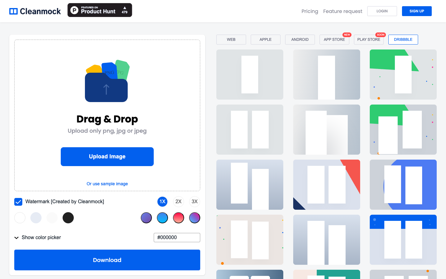 Cleanmock screenshot