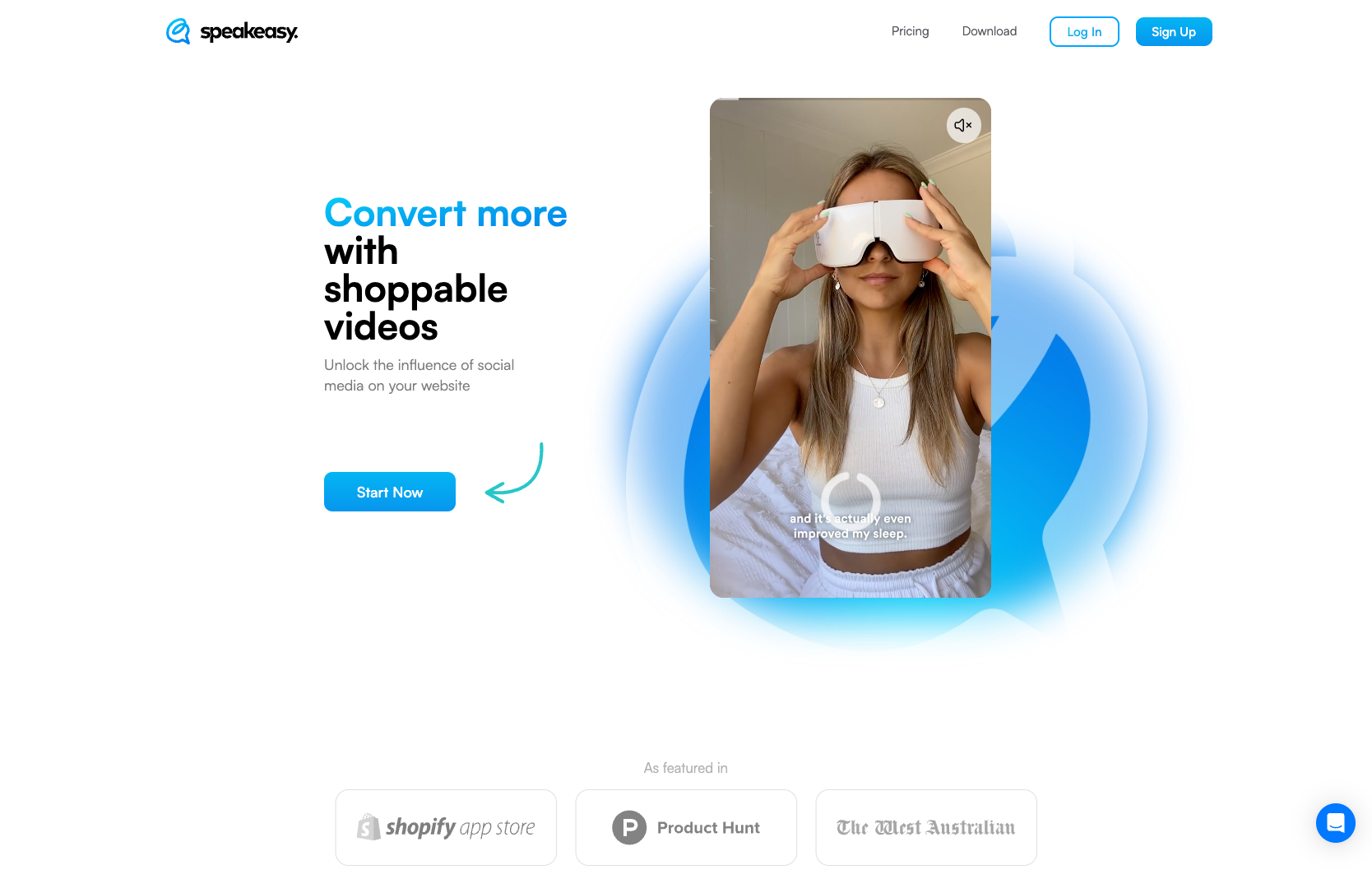Speakeasy Shoppable Video Player screenshot