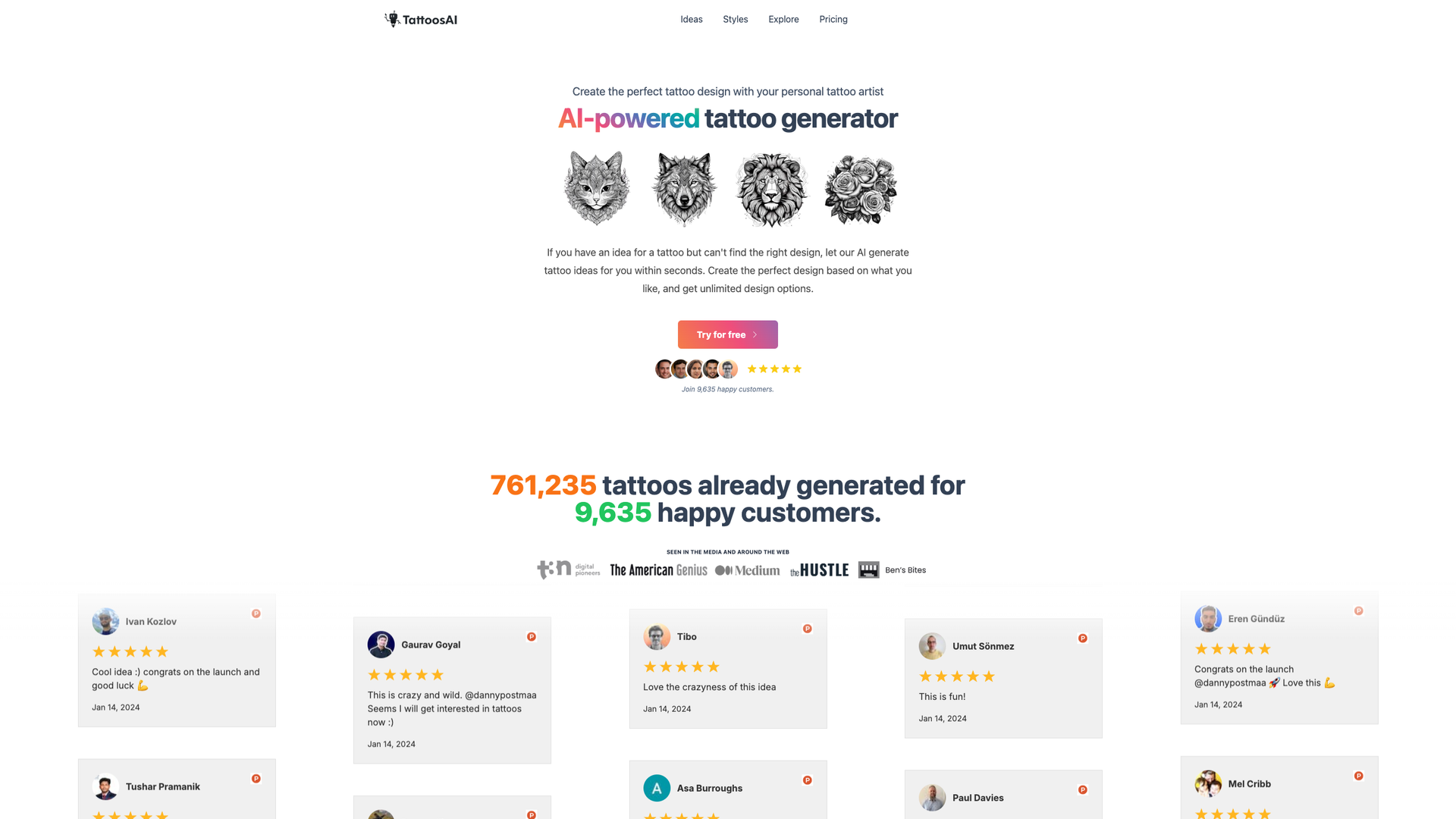 TattoosAI screenshot