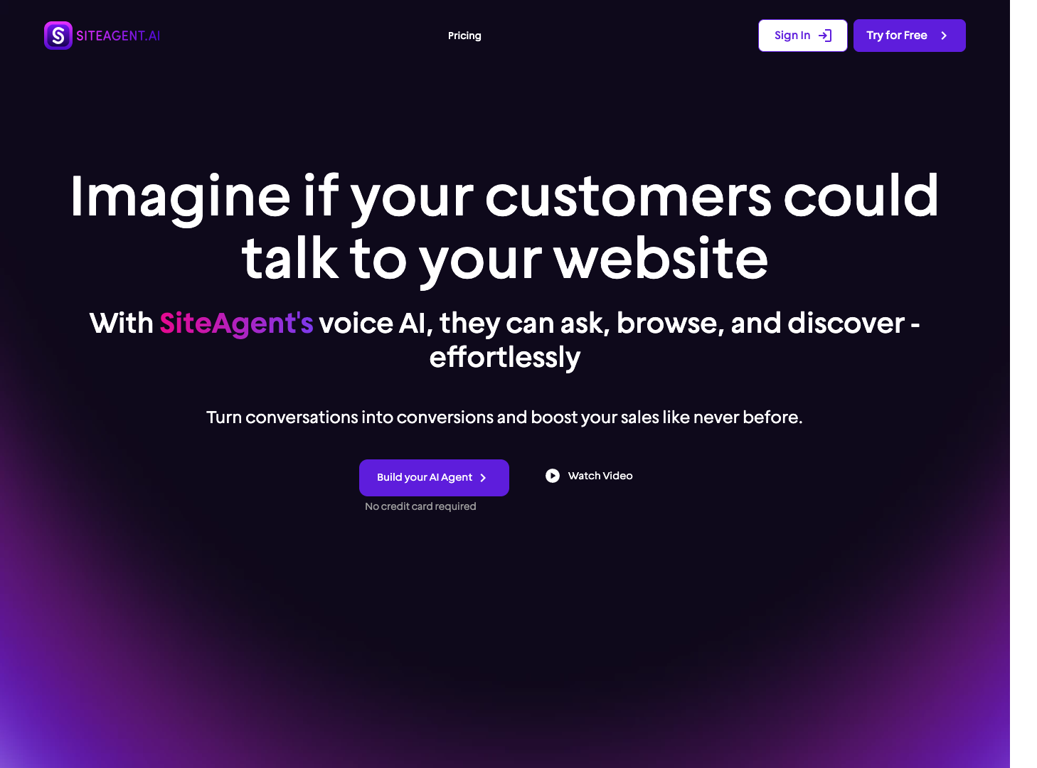 SiteAgent screenshot