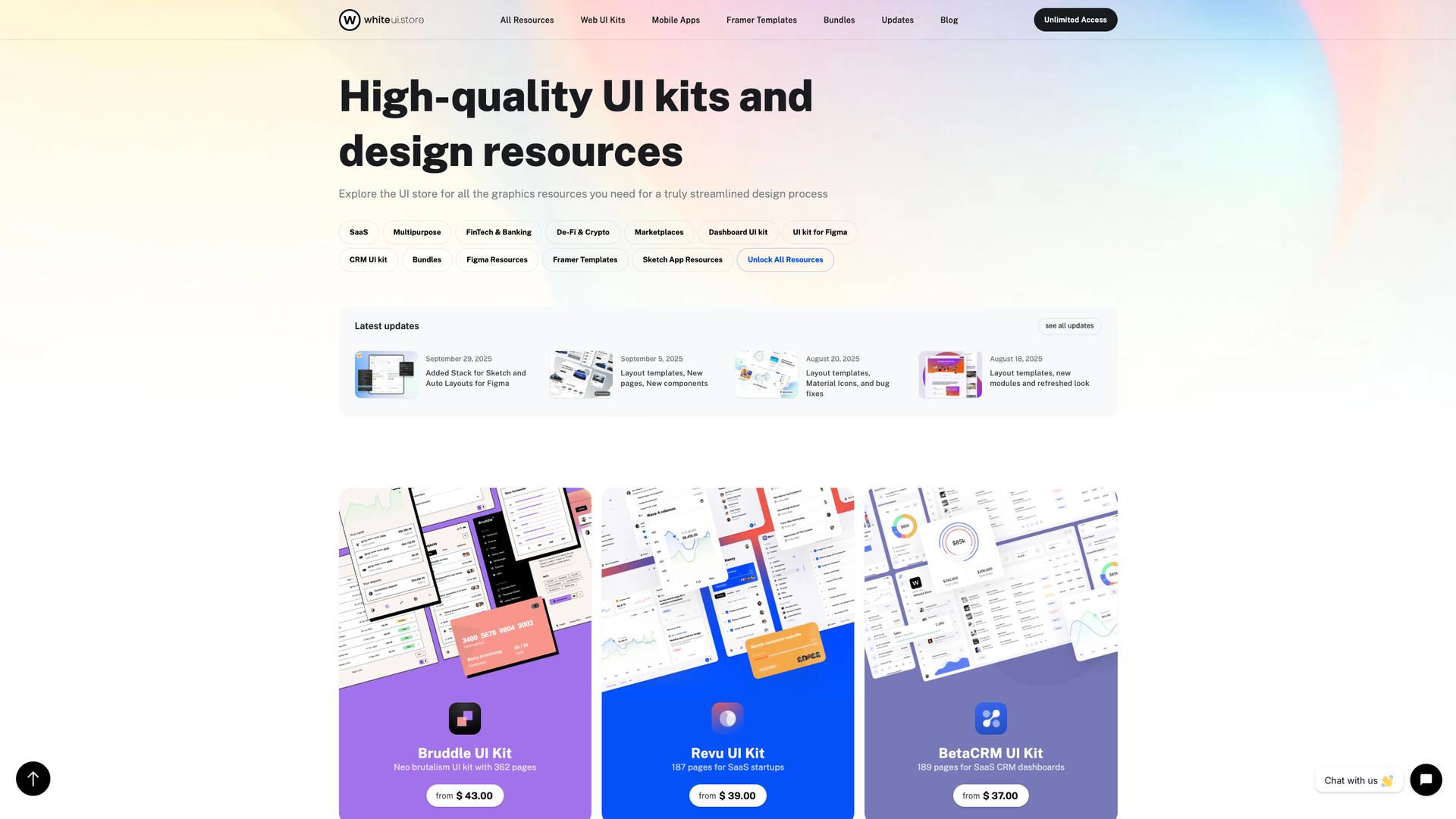 WhiteUI.Store screenshot