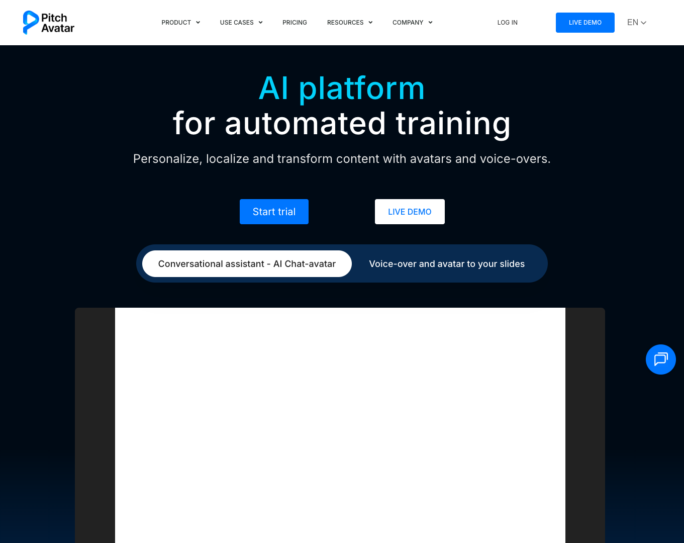 Pitch Avatar screenshot
