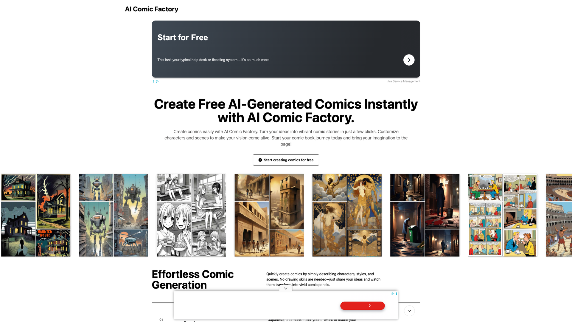 AI Comic Factory screenshot