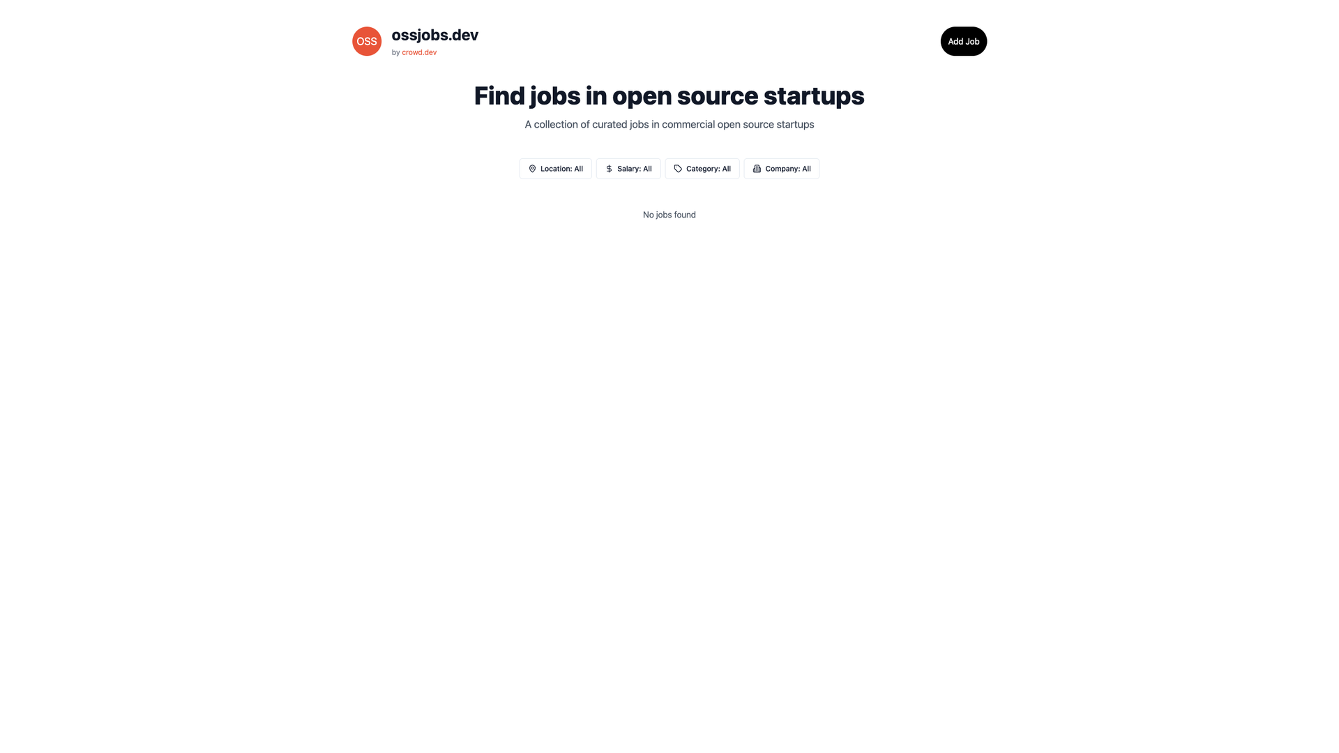 OSSJobs.dev screenshot
