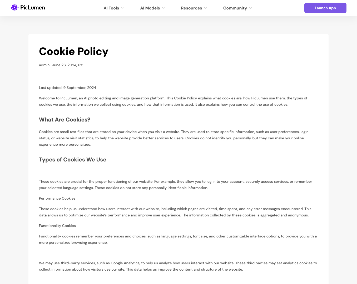 PicLumen AI Image Generator screenshot