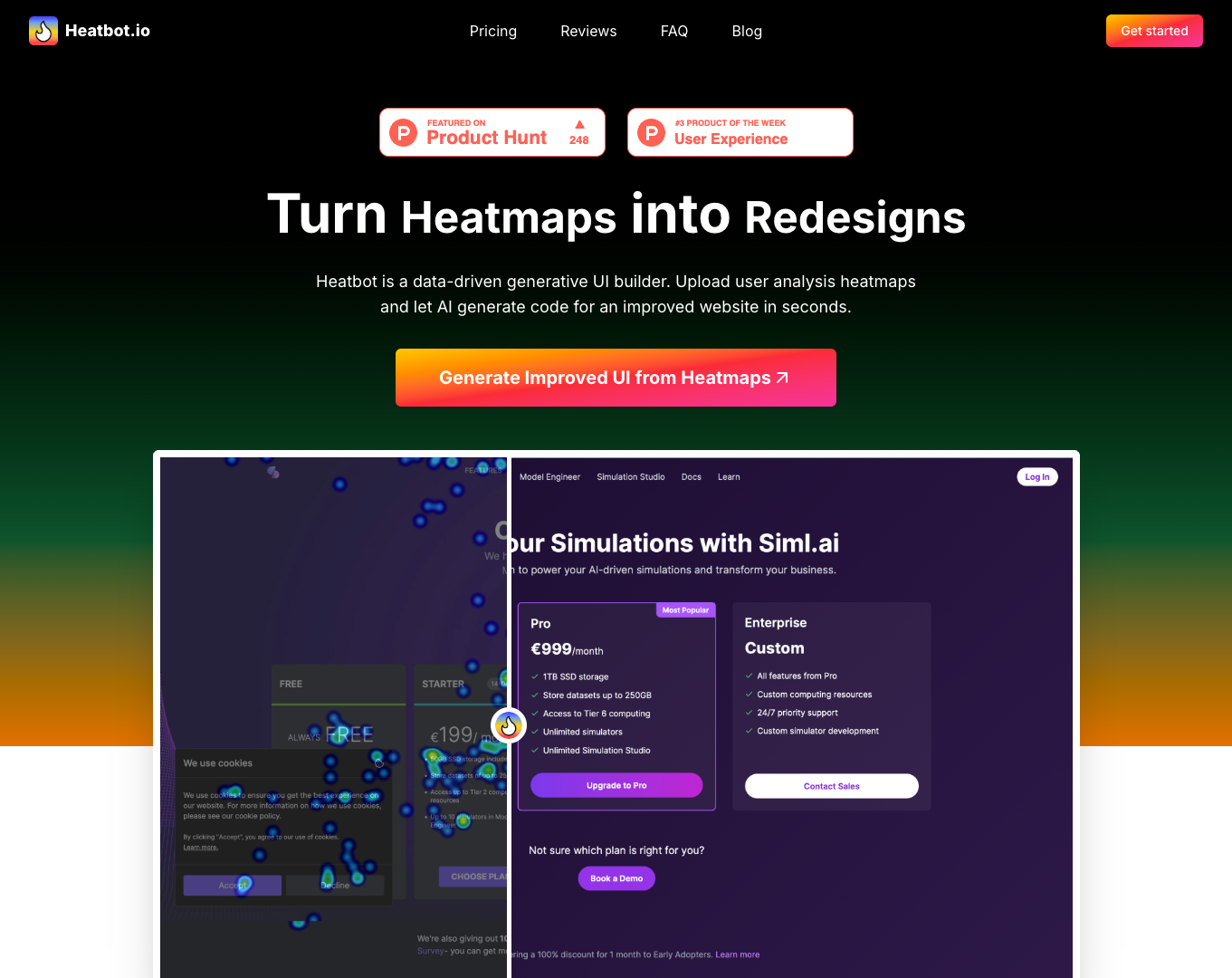 Heatbot.io screenshot