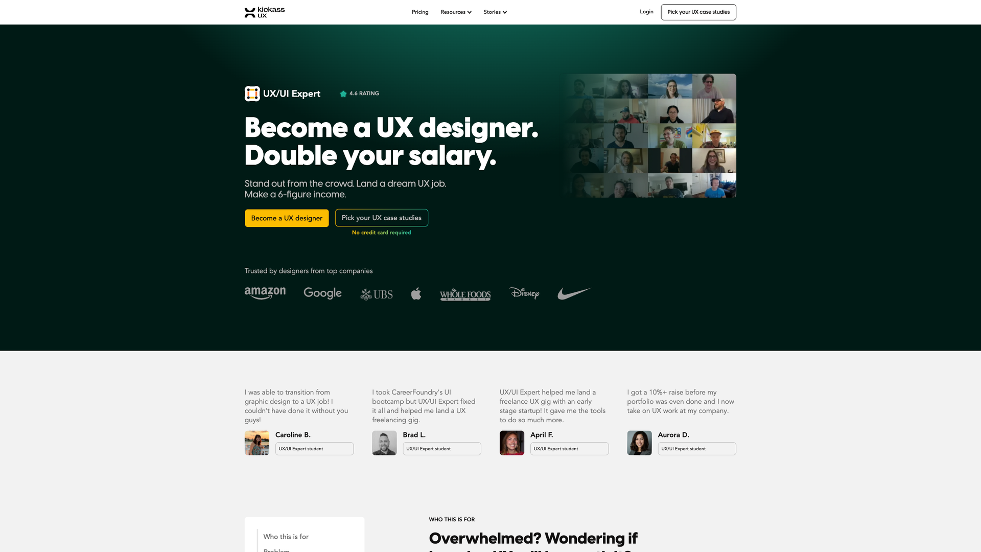 Kickass UX – UX/UI Expert screenshot