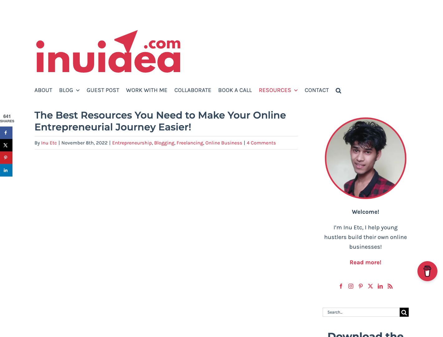 Top Resources for Online Entrepreneurs screenshot