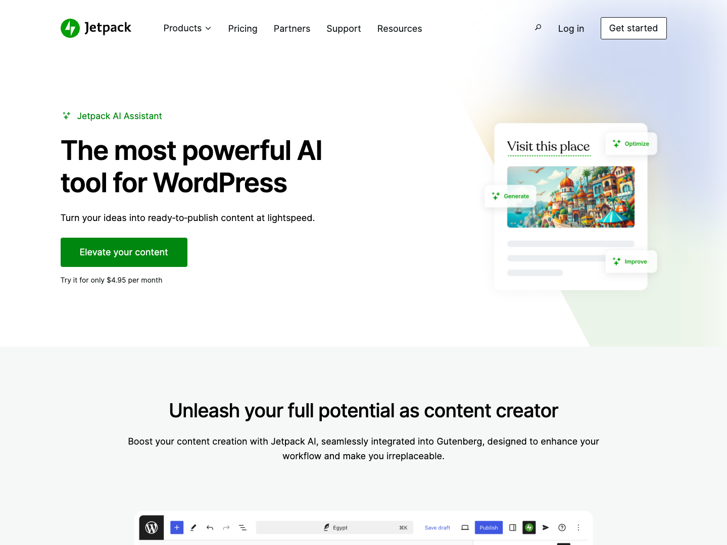 Jetpack AI Assistant screenshot