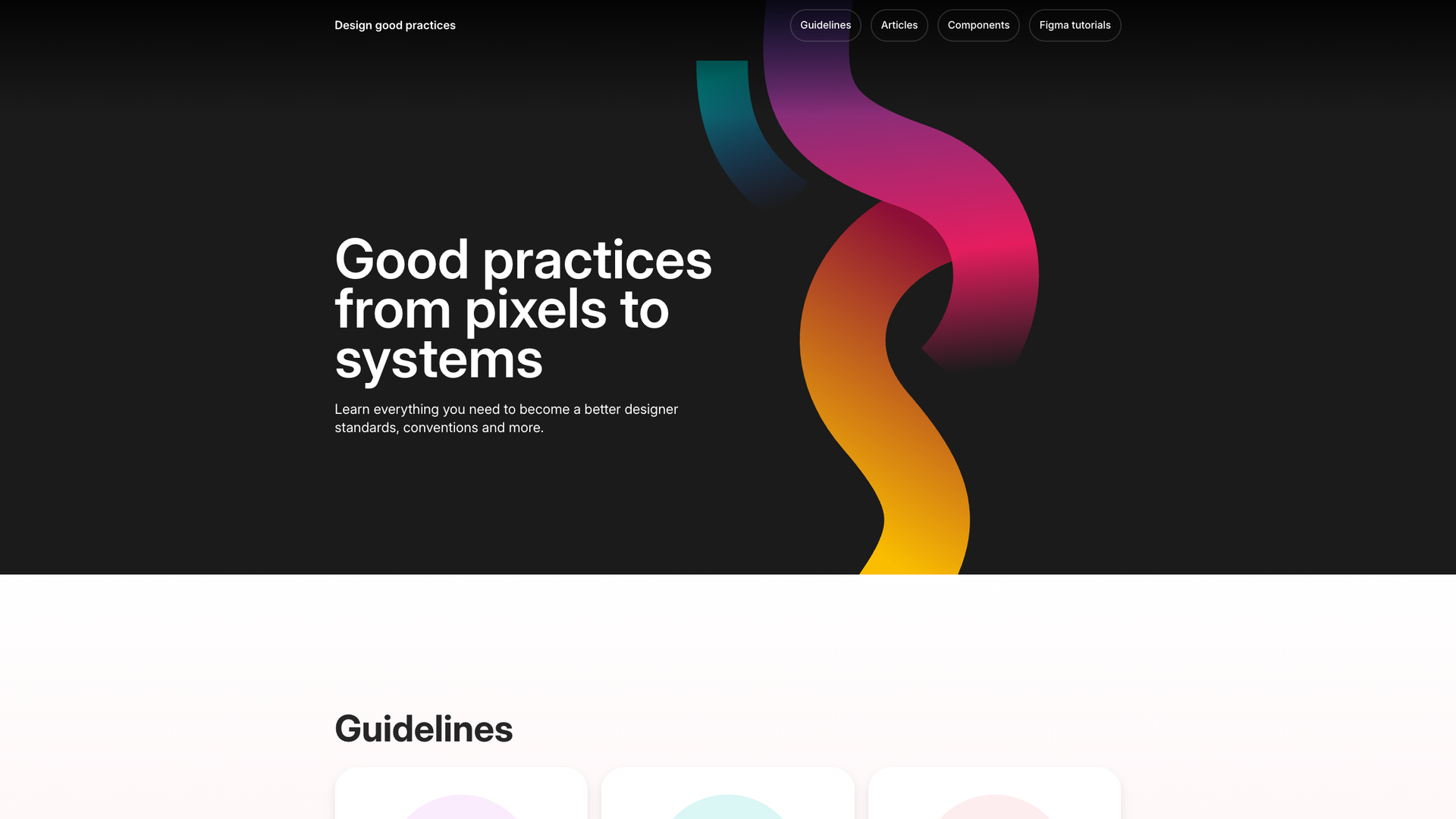 Design Good Practices screenshot