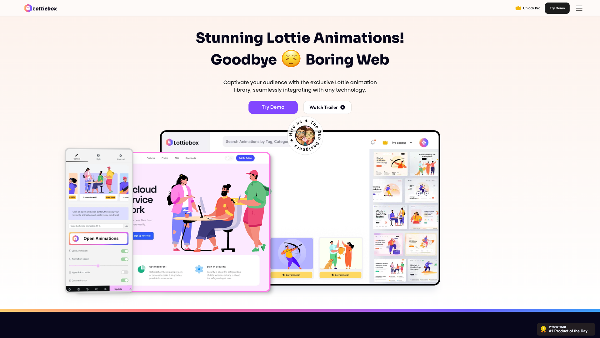 Lottiebox screenshot