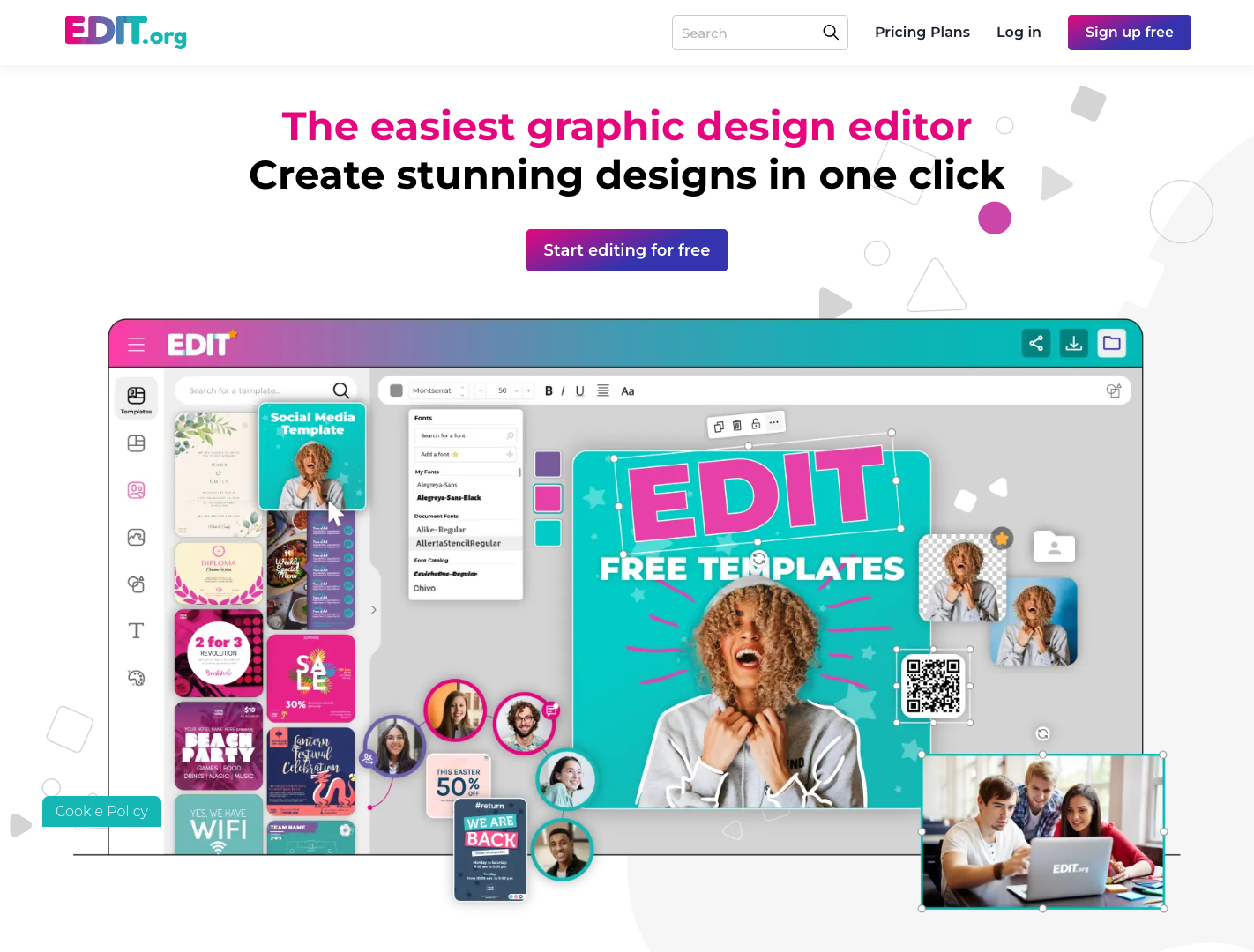 Edit.org Photo Editor screenshot