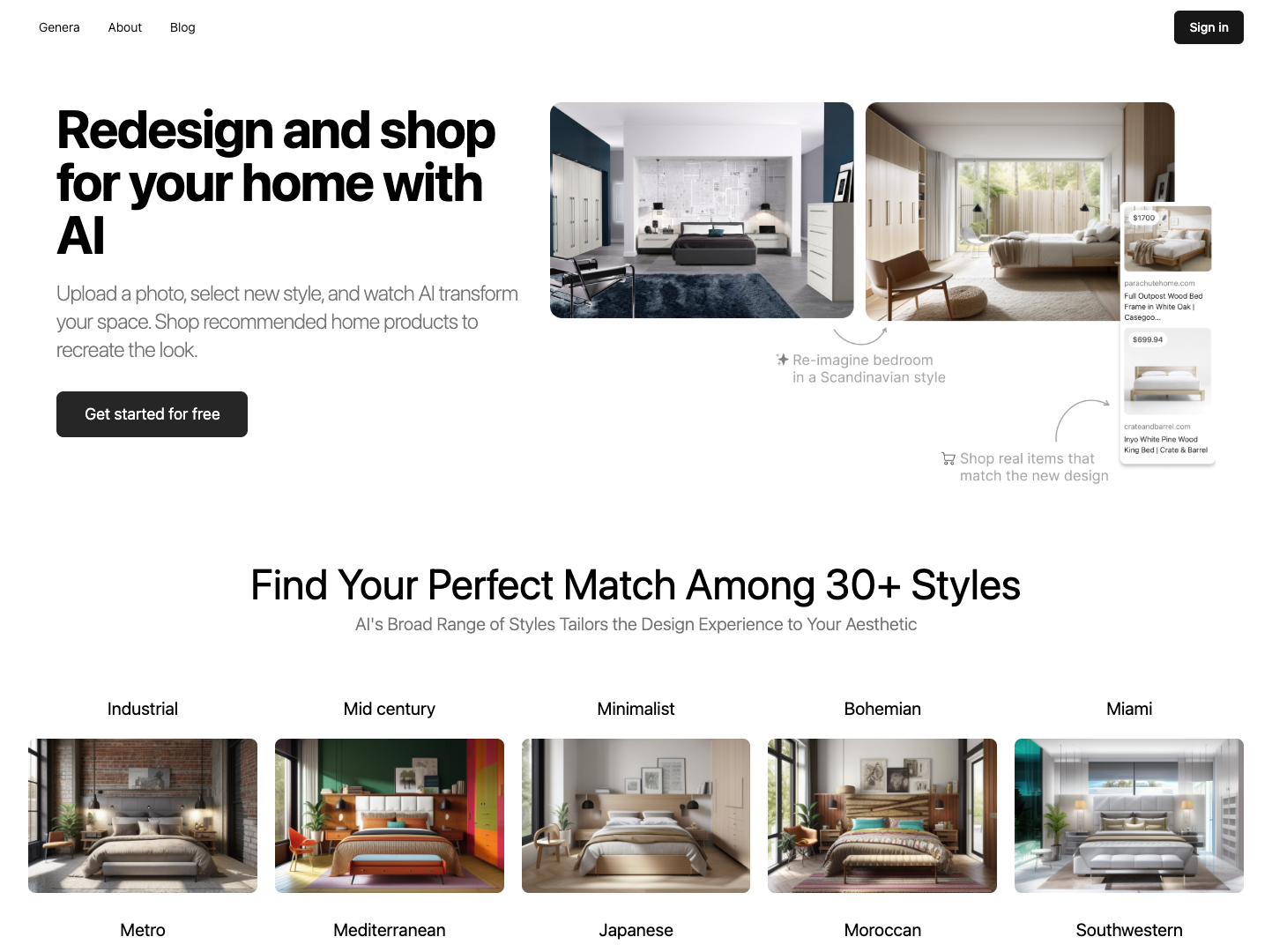 Genera.so screenshot