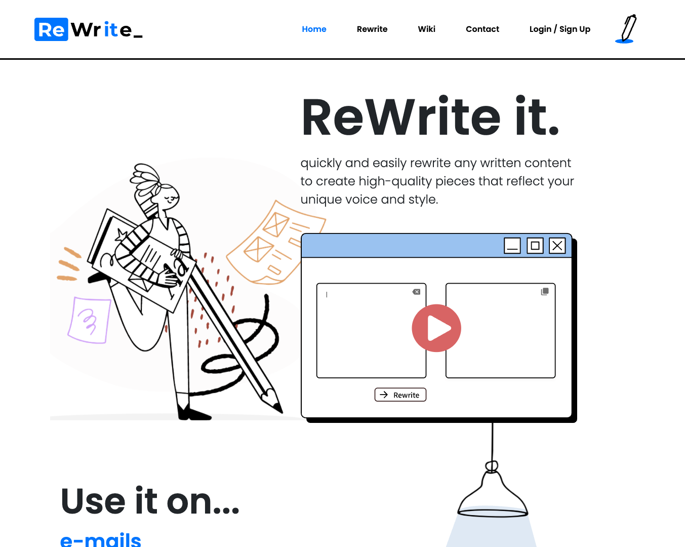 ReWrite It.AI screenshot