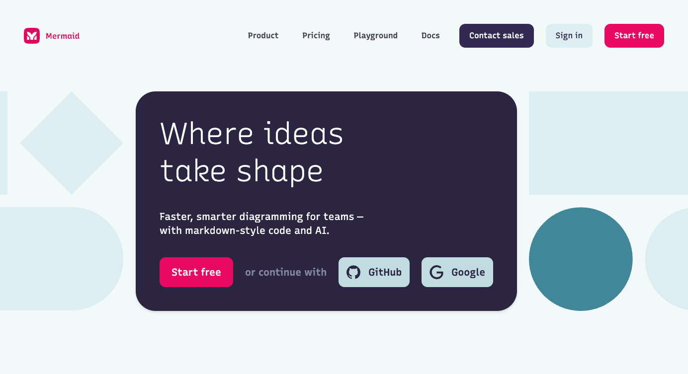 Mermaid Chart screenshot