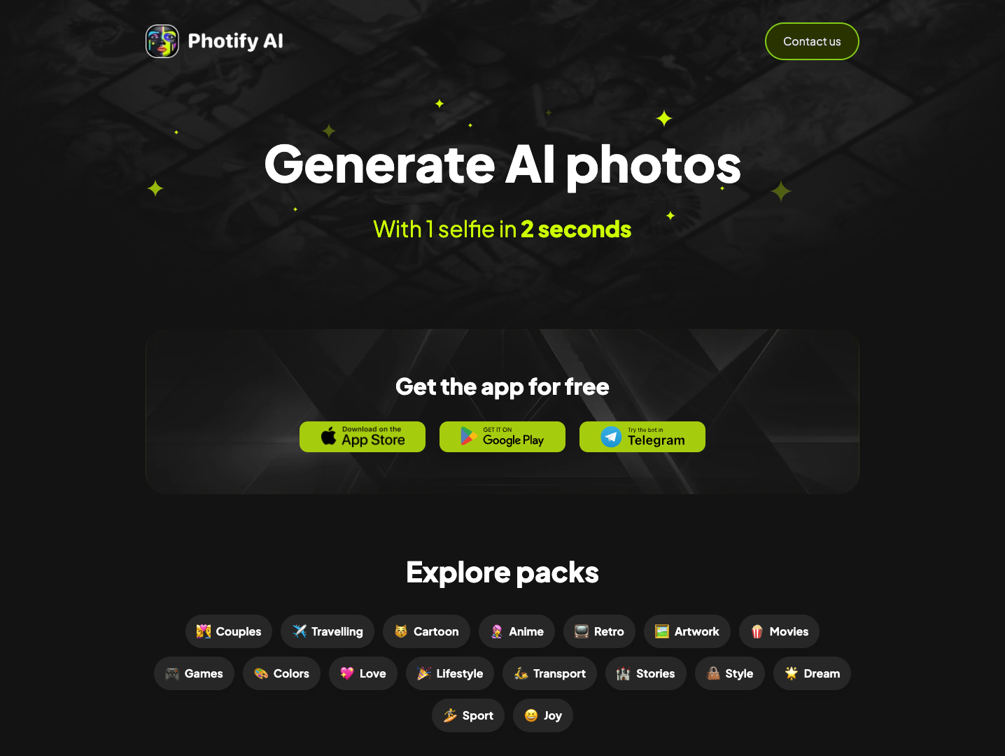 Photify AI screenshot