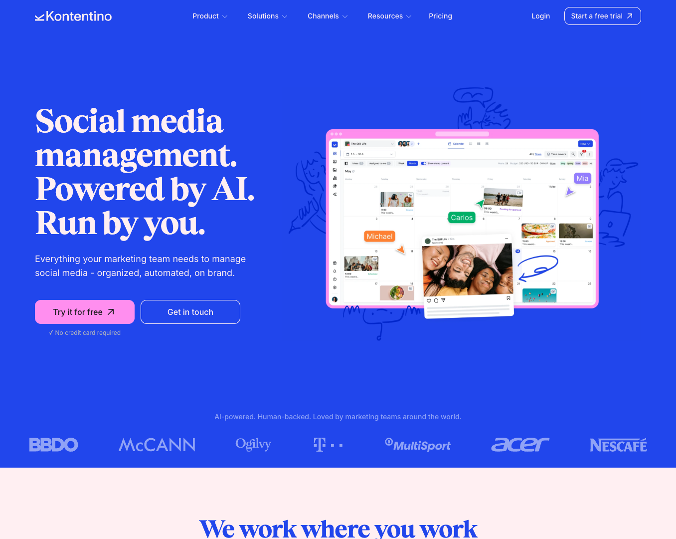 Kontentino screenshot