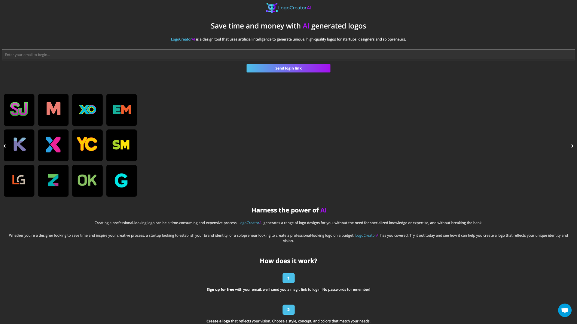 LogoCreatorAI screenshot