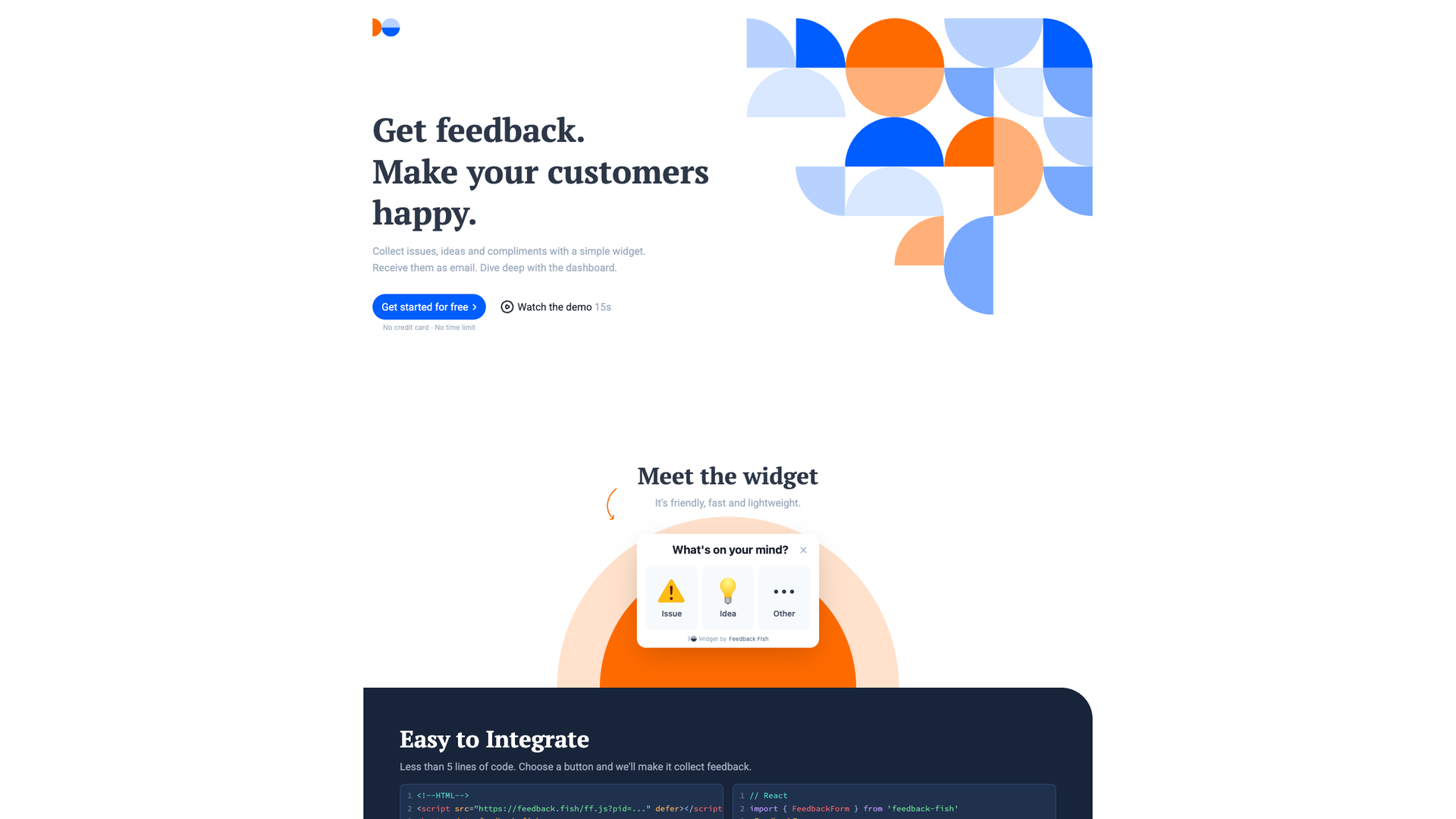 Feedback Fish screenshot