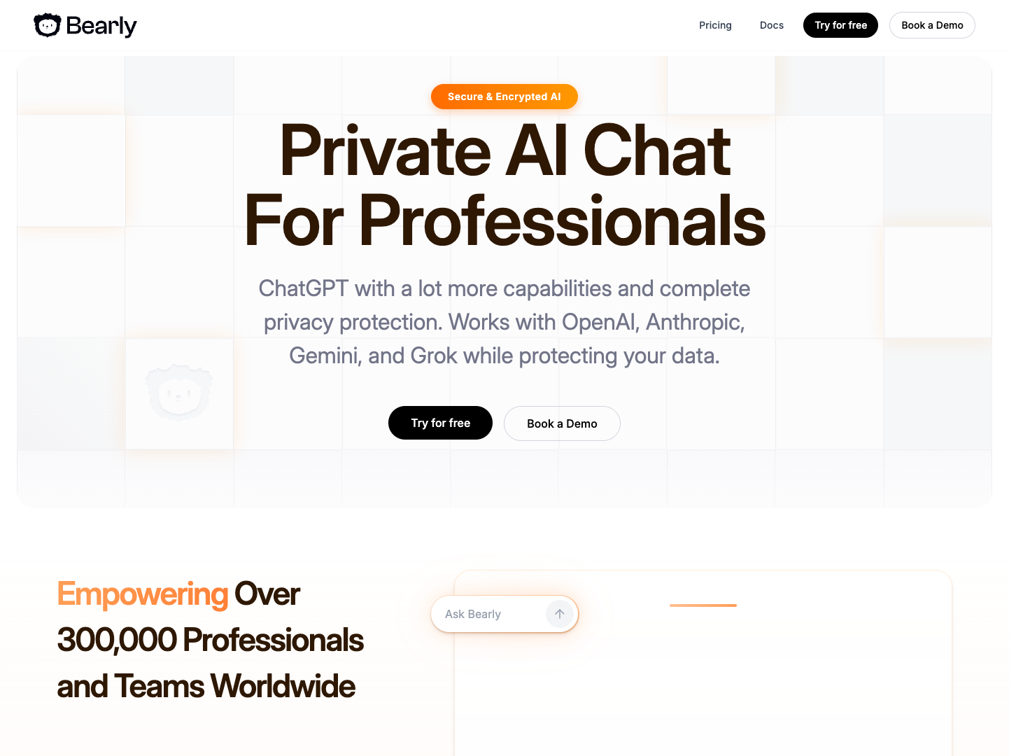 Bearly AI screenshot