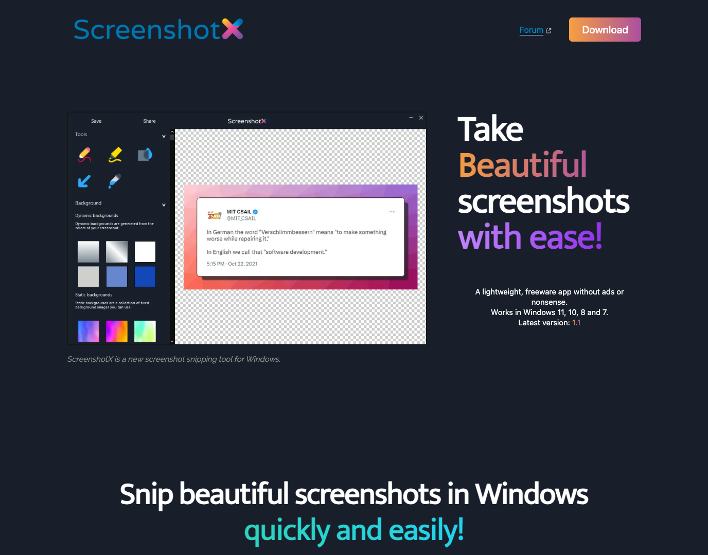 ScreenshotX screenshot