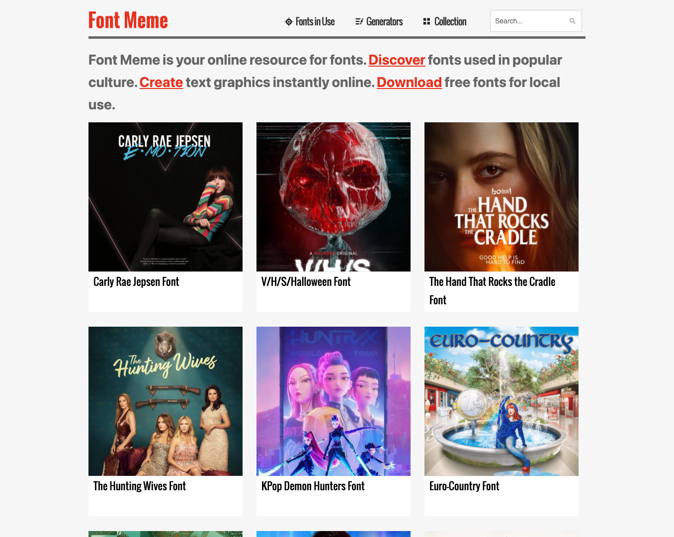 Font Meme screenshot