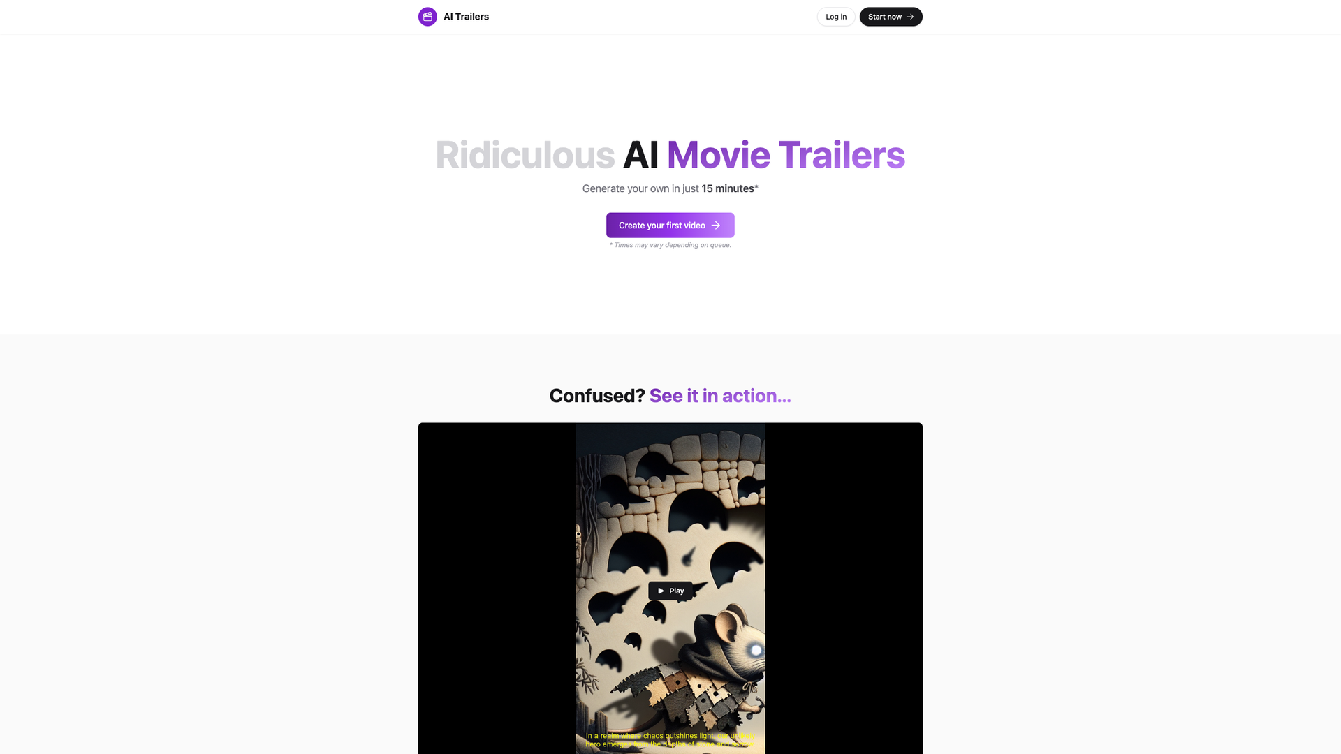 AI Trailers screenshot