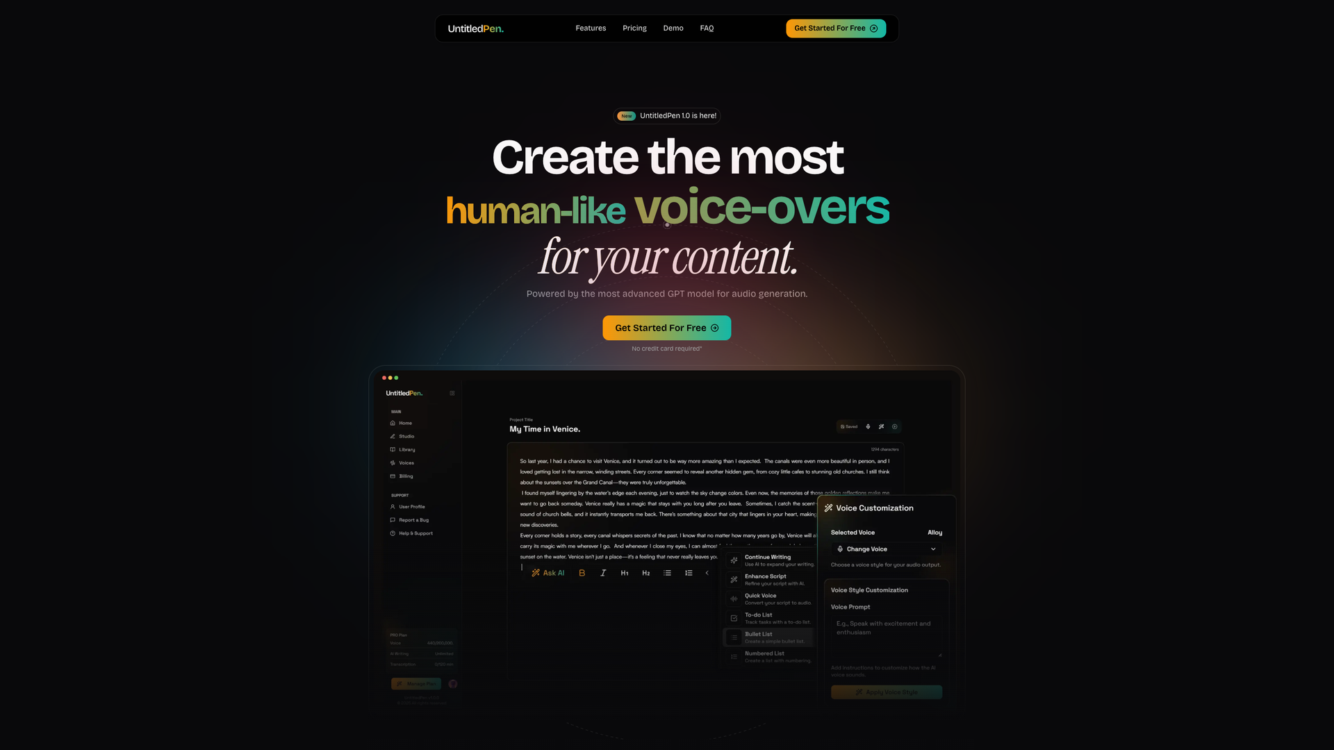 UntitledPen screenshot