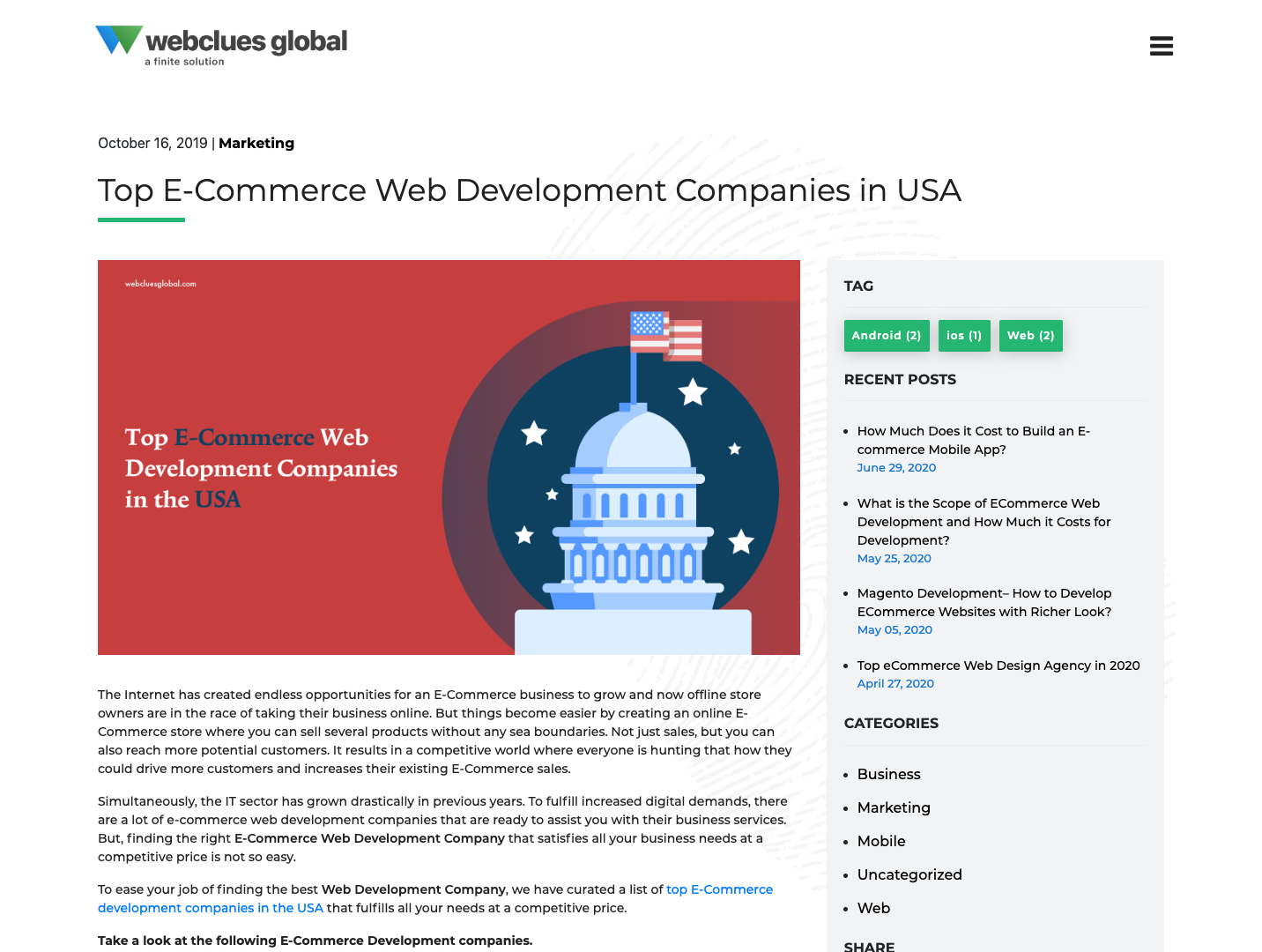 Best US E‑Commerce Development Companies screenshot