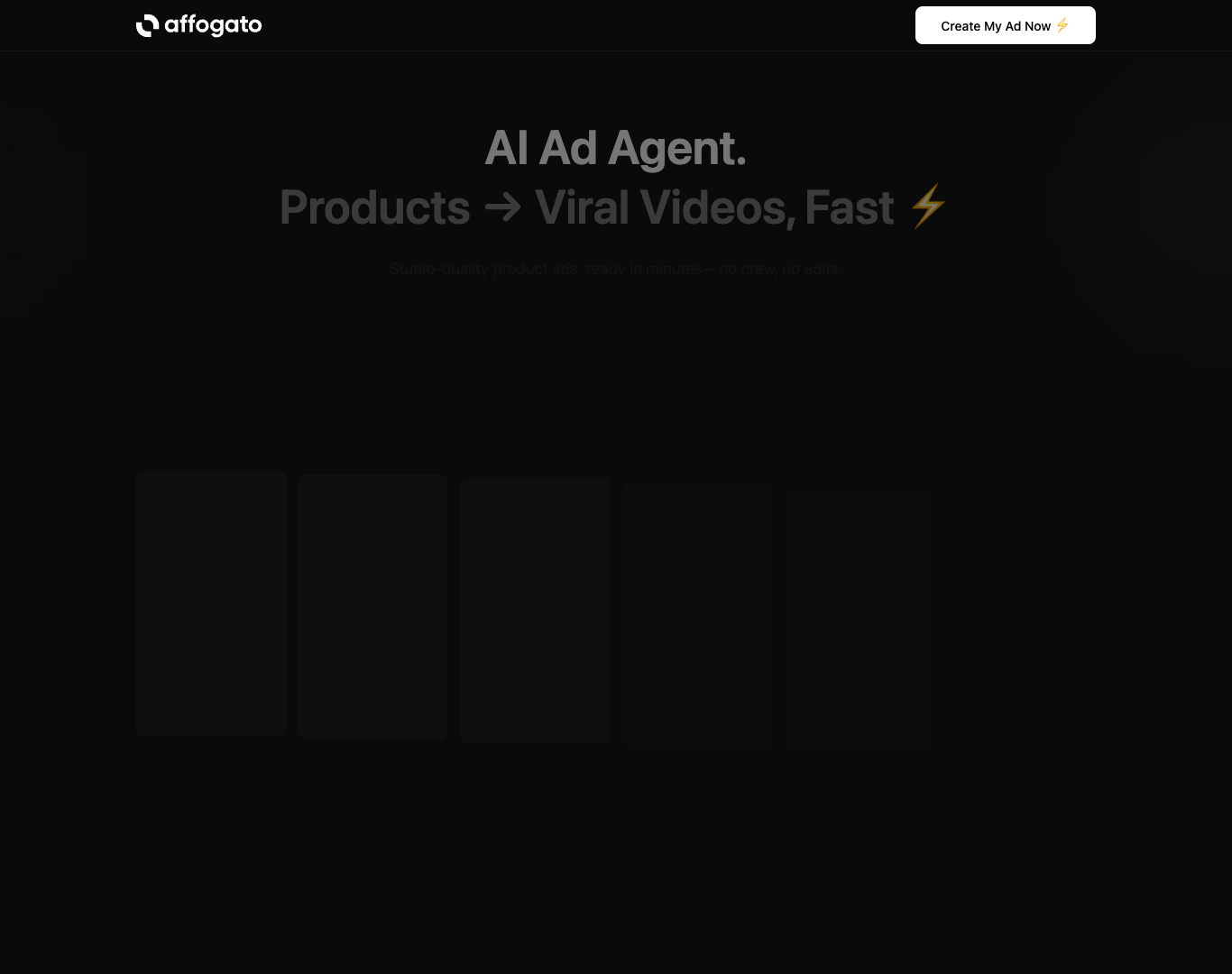 Affogato AI Video Agent screenshot