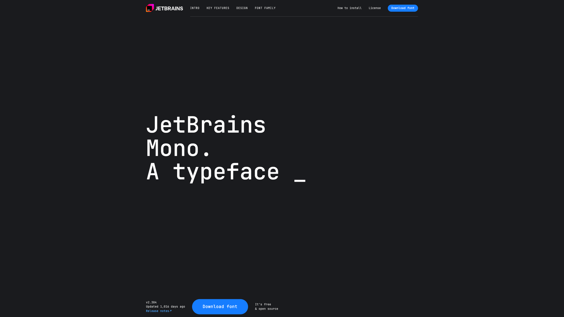 JetBrains Mono screenshot