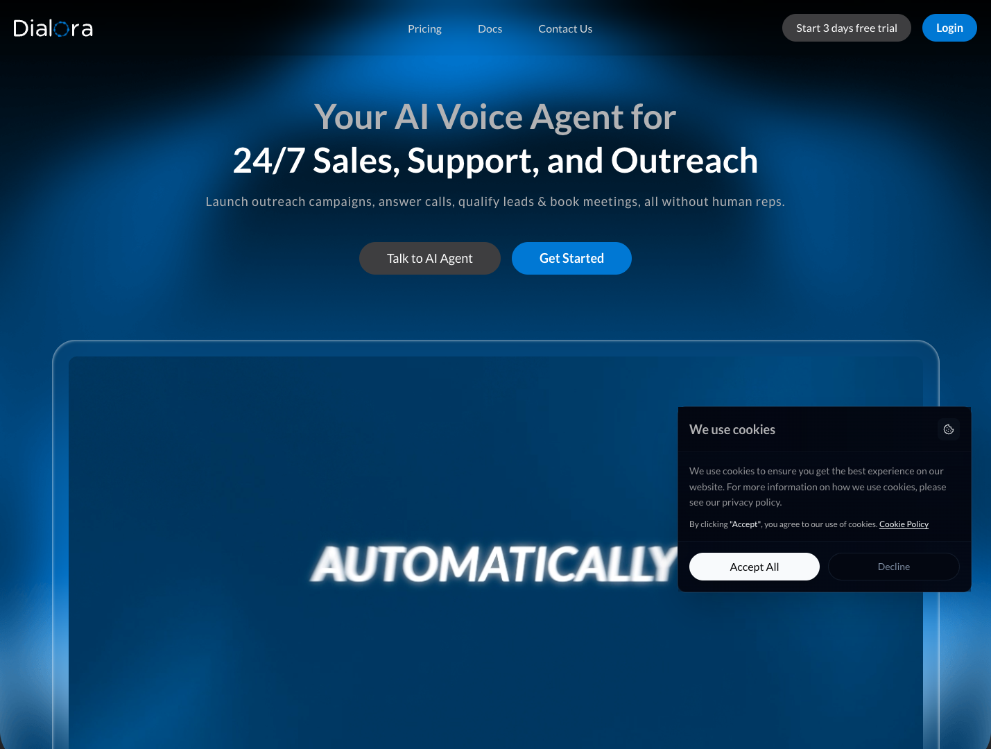 Dialora.ai screenshot