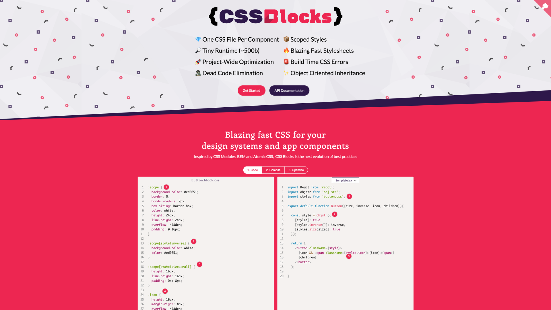 CSS Blocks screenshot