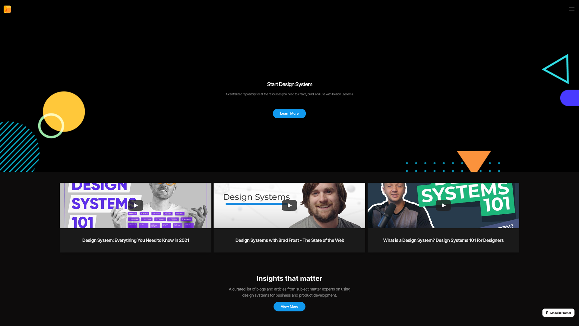 Start Design Systems screenshot