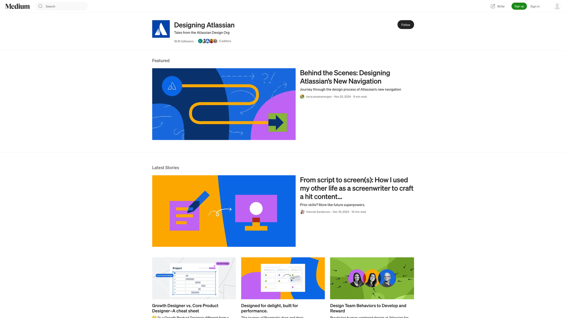 Designing Atlassian screenshot