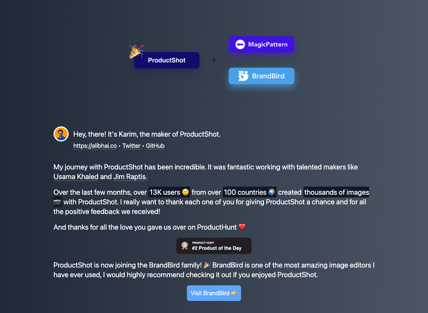 ProductShot screenshot