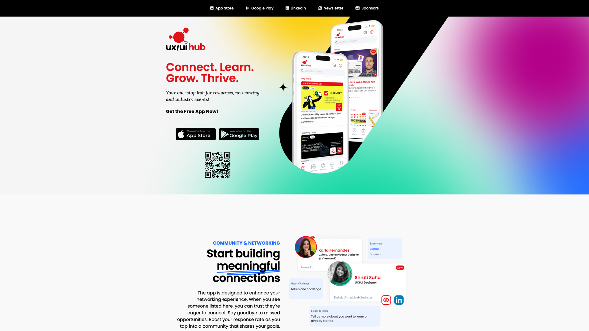 UX/UI Hub screenshot