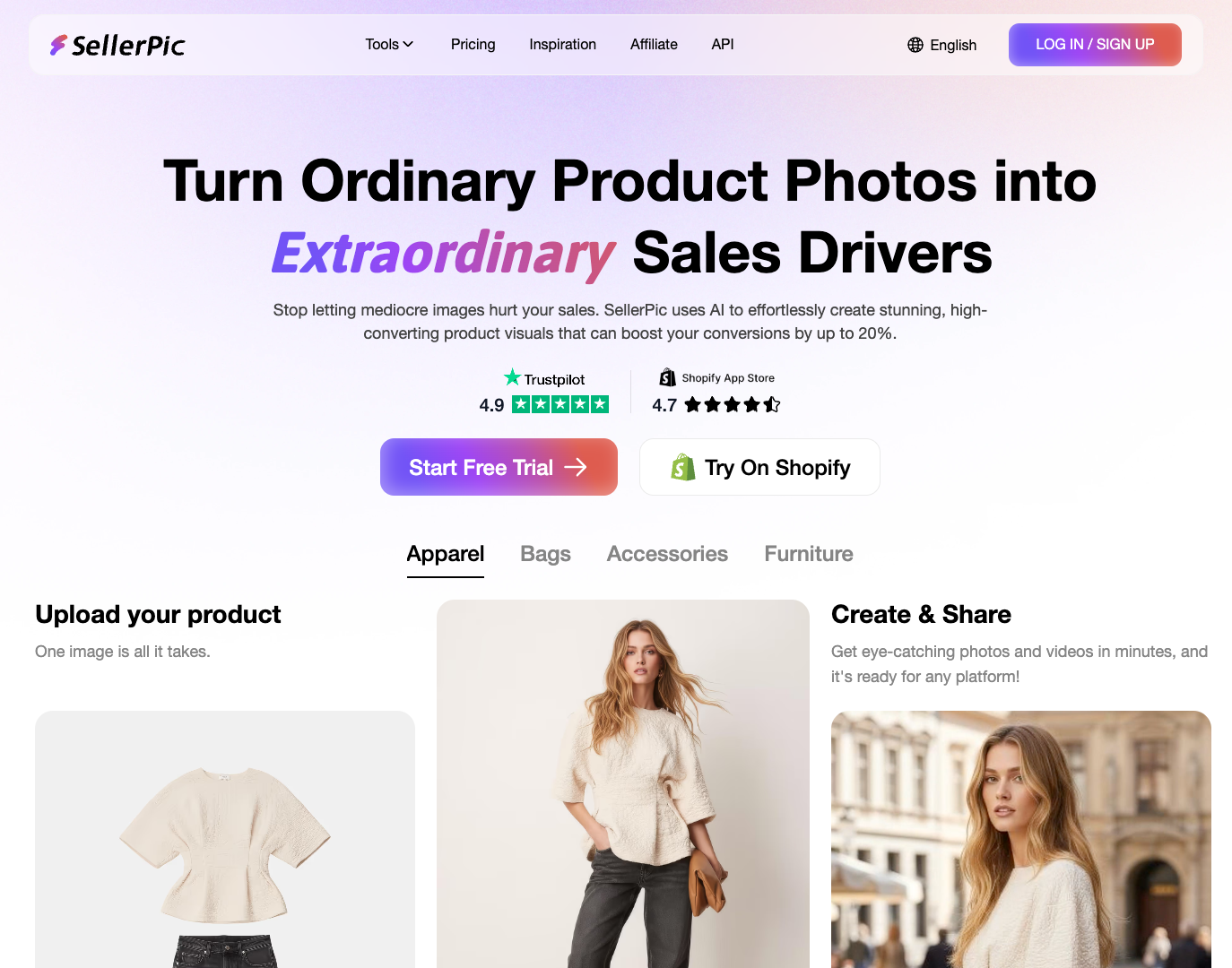 SellerPic AI screenshot