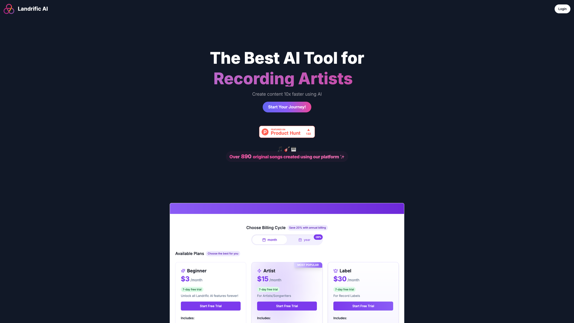 Landrific AI screenshot